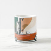 Mug Impression d'art mural de voitures américaines cla (Centre)