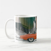 Mug Impression d'art mural de voitures américaines cla (Gauche)