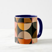 Mug Impression d'art mural Formes géométriques et Coul (Devant droit)