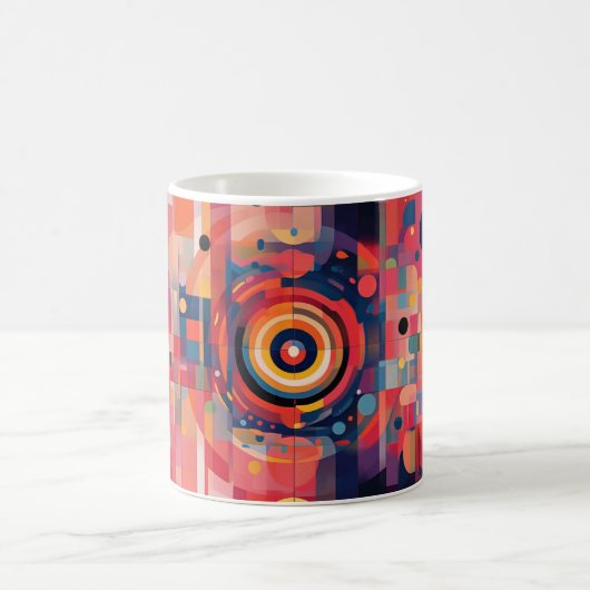 Mug Impression d'art mural Formes géométriques et Coul (Centre)