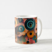 Mug Impression d'art mural Formes géométriques et Coul (Devant droit)