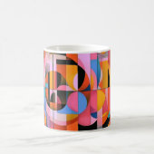 Mug Impression d'art mural Formes géométriques et coul (Centre)