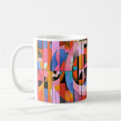 Mug Impression d'art mural Formes géométriques et coul (Gauche)