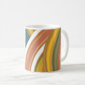 Mug Impression d'art mural Formes géométriques et coul (Devant droit)