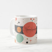 Mug Impression d'art mural Formes géométriques et coul (Devant gauche)