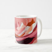 Mug Impression d'art mural Formes géométriques et coul (Devant droit)