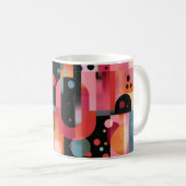 Mug Impression d'art mural Formes géométriques et Coul (Devant droit)