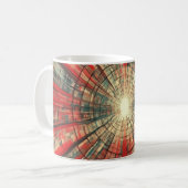 Mug Impression d'art mural Formes géométriques et coul (Devant gauche)
