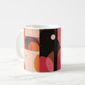 Mug Impression d'art mural Formes géométriques et Coul (Devant gauche)