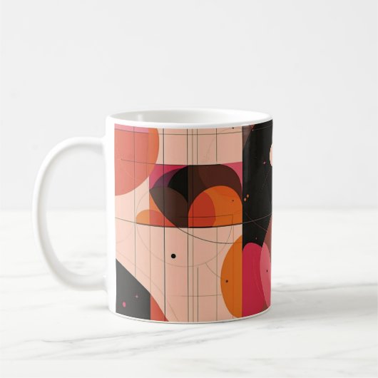 Mug Impression d'art mural Formes géométriques et Coul (Gauche)