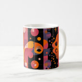 Mug Impression d'art mural Formes géométriques et coul (Devant droit)