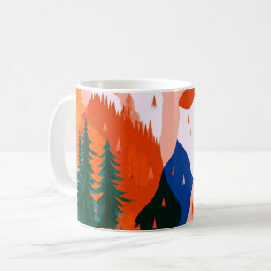 Mug Impression d'art mural Formes géométriques et coul