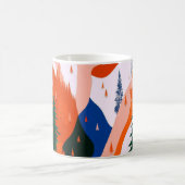Mug Impression d'art mural Formes géométriques et coul (Centre)