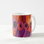 Mug Impression d'art mural Formes géométriques et coul (Devant droit)