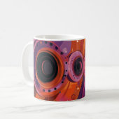 Mug Impression d'art mural Formes géométriques et coul (Devant gauche)