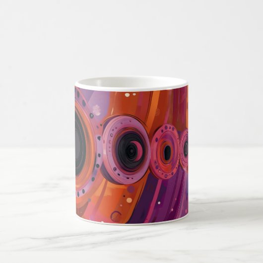 Mug Impression d'art mural Formes géométriques et coul (Centre)