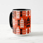 Mug Impression d'art populaire hollandais Pays-Bas (Devant gauche)