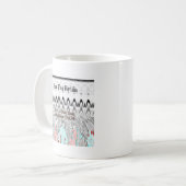 Mug Impression d'art pour un cadeau de douche de marié (Devant gauche)