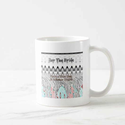 Mug Impression d'art pour un cadeau de douche de marié (Droite)