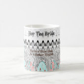 Mug Impression d'art pour un cadeau de douche de marié (Centre)