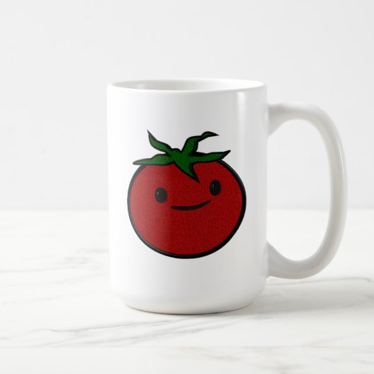 Mug Impression de broderie de tomate mignonne (Droite)