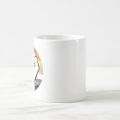 Mug Impression de cercle de poing de fierté d'ours (Centre)