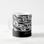 Mug Impression de cheetah Golden Glam Impression d'ani (Devant gauche)