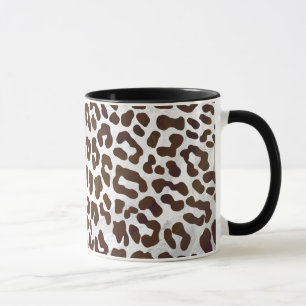 Mug Impression de chocolat léopard