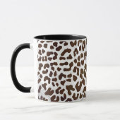 Mug Impression de chocolat léopard (Gauche)