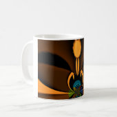 Mug Impression de contraste de couleur Abstraite (Devant gauche)