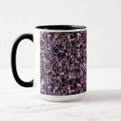 Mug Impression de cristal de pierre précieuse d'améthy (Gauche)