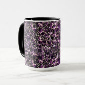 Mug Impression de cristal de pierre précieuse d'améthy (Devant gauche)