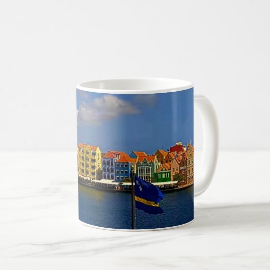 Mug Impression de Curaçao (Devant droit)