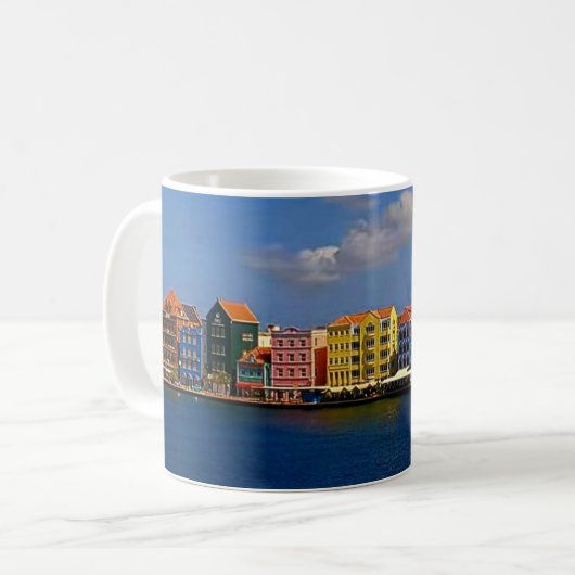 Mug Impression de Curaçao (Devant gauche)