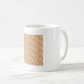Mug Impression de faune et de flore de la forêt beige (Devant droit)