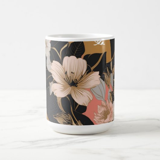Mug impression de fleurs (Centre)