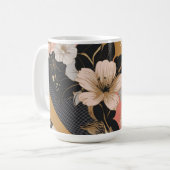Mug impression de fleurs (Devant gauche)
