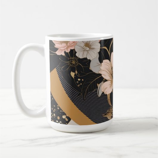 Mug impression de fleurs (Gauche)