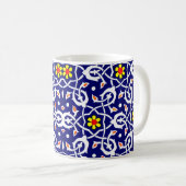 Mug impression de fleurs et noeuds (Devant droit)