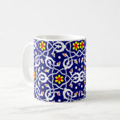 Mug impression de fleurs et noeuds (Devant gauche)