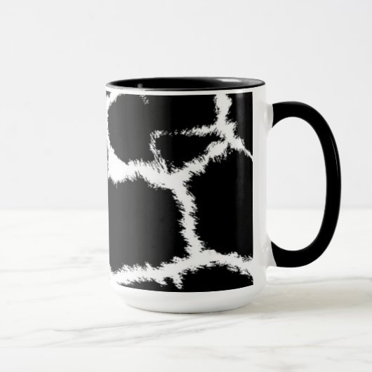 Mug Impression de fourrure de girafe (Droite)