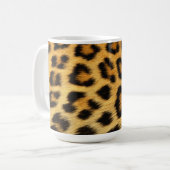 Mug Impression de fourrure Leopard (Devant gauche)