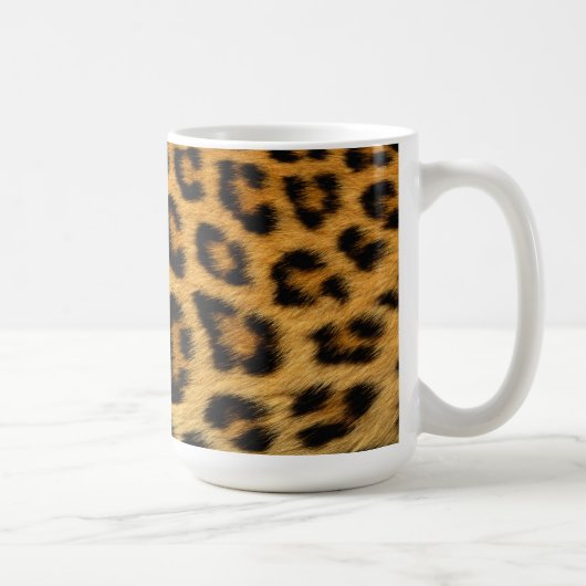 Mug Impression de fourrure Leopard (Droite)