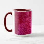 Mug Impression de fourrure rose (Gauche)