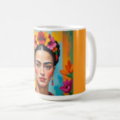 Mug Impression de Frida Kahlo (Devant droit)