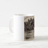 Mug Impression de génisse Holstein du 19e siècle (Devant gauche)