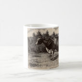 Mug Impression de génisse Holstein du 19e siècle (Centre)