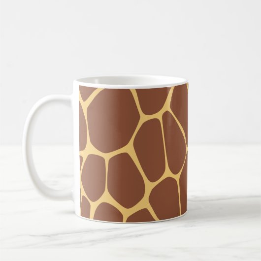Mug Impression de girafe (Gauche)