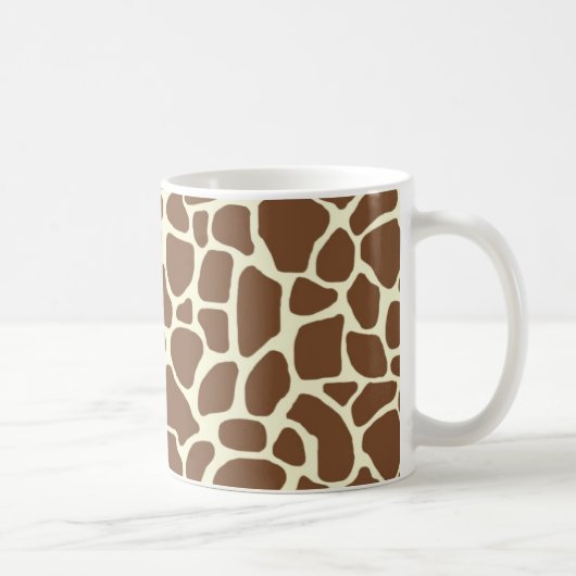 Mug Impression de girafe (Droite)