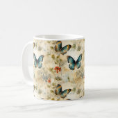 Mug Impression de jardin botanique de papillon sarcell (Devant gauche)